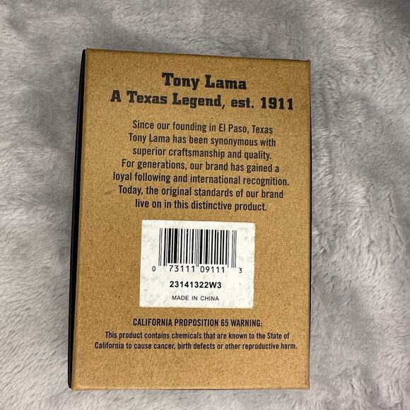 Tony Lama RFID Tri-Fold Wallet Genuine Leather Southwest Aztec Tribal Cowboy - Picture 9 of 11